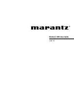 Marantz LC3050 User Manual preview