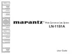 Marantz LN-11S1A User Manual preview