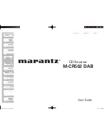 Preview for 1 page of Marantz M-CR502 User Manual