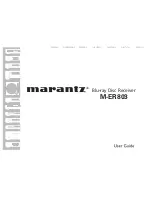 Marantz M-ER803 Owner'S Manual preview