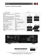 Предварительный просмотр 2 страницы Marantz MM7025 Specifications