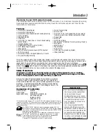 Preview for 3 page of Marantz MV5100 User Manual