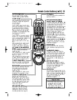 Предварительный просмотр 25 страницы Marantz MV5100 User Manual