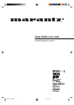 Preview for 1 page of Marantz MV8300 User Manual