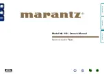 Marantz NA-11S1 Owner'S Manual preview
