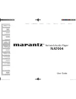 Preview for 1 page of Marantz NA-7004 User Manual