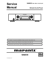 Предварительный просмотр 1 страницы Marantz NA6005 Service Manual