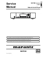 Marantz NA7004/K1B Service Manual preview