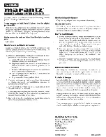 Preview for 149 page of Marantz NA8005 Owner'S Manual