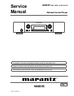 Preview for 1 page of Marantz NA8005 Service Manual