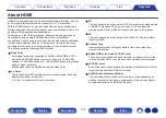 Preview for 174 page of Marantz NR1200 Owner'S Manual