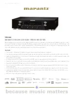 Preview for 225 page of Marantz NR1200 Owner'S Manual