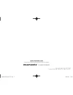 Preview for 11 page of Marantz NR1607 Quick Start Manual