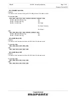 Preview for 9 page of Marantz PD-6001 Specification