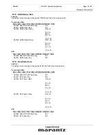 Preview for 14 page of Marantz PD-6001 Specification