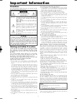 Предварительный просмотр 4 страницы Marantz PD4201 User Manual