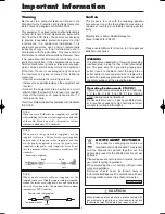 Предварительный просмотр 6 страницы Marantz PD4201 User Manual