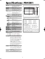 Preview for 37 page of Marantz PD4201 User Manual