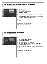 Preview for 21 page of Marantz PD4201e Owner'S Manual