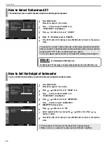 Preview for 26 page of Marantz PD4201e Owner'S Manual