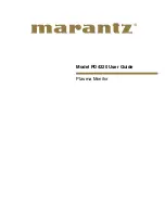 Marantz PD4220 User Manual preview