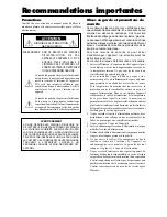 Предварительный просмотр 5 страницы Marantz PD4240D User Manual