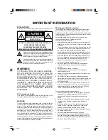 Предварительный просмотр 2 страницы Marantz PD4292D User Manual