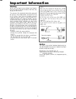 Предварительный просмотр 5 страницы Marantz PD5050D User Manual