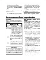 Предварительный просмотр 8 страницы Marantz PD5050D User Manual