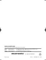 Preview for 37 page of Marantz PD5050D User Manual