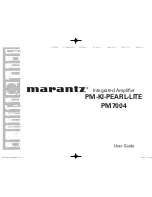 Marantz PM-KI-PEARL-LITE User Manual preview