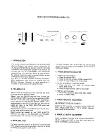 Предварительный просмотр 4 страницы Marantz PM310 Service Manual