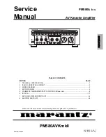 Preview for 1 page of Marantz PM580A Service Manual