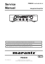 Marantz PM6004/K1B Service Manual preview