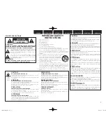 Preview for 3 page of Marantz PM6004 Owner'S Manual