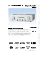 Marantz PM7001 KI User Manual preview