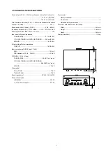 Preview for 3 page of Marantz PM7001 Service Manual