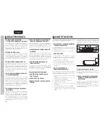 Preview for 3 page of Marantz PM8003 (French) Mode D'Emploi