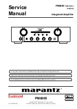 Preview for 1 page of Marantz PM8005 Service Manual