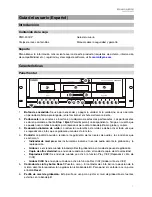 Preview for 7 page of Marantz PMD-300CP User Manual