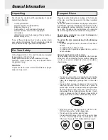 Preview for 6 page of Marantz PMD371 User Manual