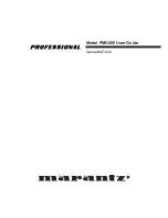 Marantz PMD505 User Manual preview