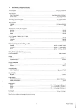 Preview for 3 page of Marantz PMD510 Service Manual