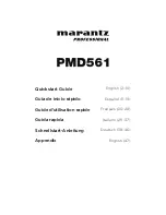 Предварительный просмотр 1 страницы Marantz PMD561 Quick Start Manual