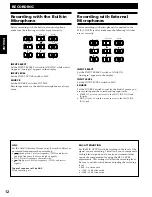 Preview for 9 page of Marantz PMD650 Owner'S Manual