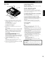 Preview for 12 page of Marantz PMD650 Owner'S Manual