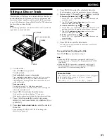 Preview for 18 page of Marantz PMD650 Owner'S Manual