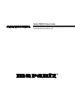 Preview for 1 page of Marantz PMD670 User Manual