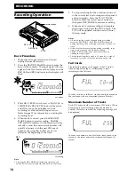 Preview for 14 page of Marantz PMD680 Manual