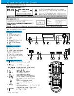 Preview for 2 page of Marantz PMD930 Quick Installation Manual